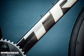 Kamm-Tail Profile der neuen Carbonrohre schneiden besser durch den Wind