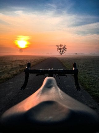 Für solche Momente lohnt es sich, auch im Winter aufs Rad zu steigen