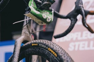 Continental hatte den neuen Gravelreifen beim Bikefestival Willingen im Gepäck