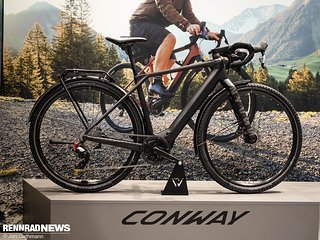 Das Conway Nyvon 10.0 C kommt mit einer SRAM Apex AXS XPLR 1x12 Schaltung