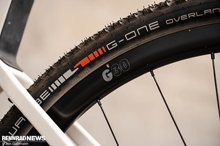 Sehr überzeugend war auch die Kombi aus neuen Rose G30 Laufrädern und Schwalbe G-One Overland-Reifen in 50 mm. Sehr überzeugend war auch die Kombi aus neuen Rose G30 Laufrädern und Schwalbe G-One Overland-Reifen in 50 mm.