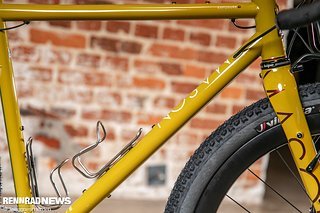 Generell setzt Mason Cycles auf tradionelle Materialien wie Aluminium, Titan oder in diesem Fall Stahl