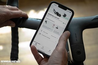 Über die TRP CMD App erfolgt das Pairing.