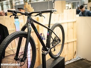 Bei Basic Bikes – ebenfalls aus Berlin – gab es ein brandneues XC-MTB zu sehen