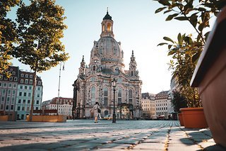 Auch Neumarkt und Frauenkirche gibt es während dem Rennen zu sehen.