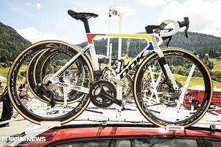 Look 795 Blade RS von Julie Bego bei Team Cofidis.