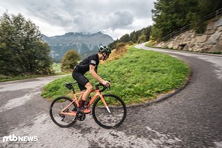 Ob langsam und in engen Kurven bergauf oder mit Highspeed bergab