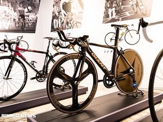 Das Zeitfahrrad von Olano aus den Anfangstagen des TCR.