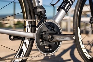 Das Quarq DZero Powermeter im Spider kann nachgerüstet werden