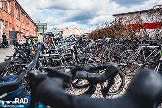 Viele Besucher*innen kamen natürlich selbst per Velo zum Motorwerk.