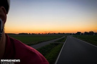 Blick zurück zum Start. Lemgo schläft eher noch