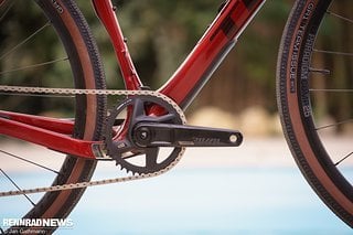 Das Trek Checkpoint SL 6 kommt mit einem 1x12 Antrieb