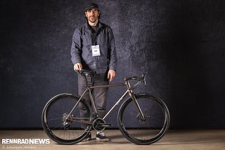 Rob Quirk brachte die erste Serienversion des Mantor zu den Craft Bike Days.