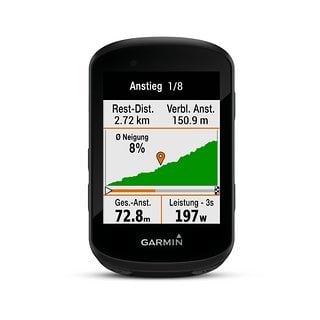 So sieht die neue Climb Pro Funktion am Garmin Edge 530 und  Edge 830 aus