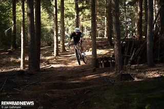 …aber das hart Abfahren liegt ihm besser als anderen.