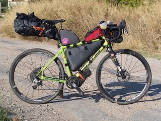 Nicolai Argon im Bikepacking Setup