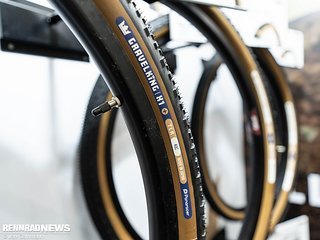 Panaracer hatte den neuen Gravelking X1 Reifen im Gepäck.