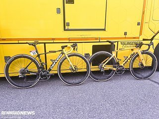 Die Winning Bikes der Tour de France Femmes 2025.