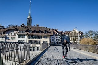 An seinem Wohnort nahe Bern findet Cancellara das Pflaster "okay"