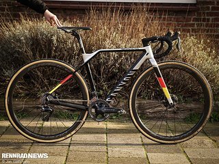 Marcel Meisens Canyon Inflite CF SLX mit Shimano Dura Ace Di2 2-fach – so nicht zu kaufen