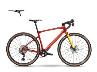 Urs Two mit Shimano GRX Di2 1x11 Gravelgruppe – den DFender für die Sattelstütze gibt es an allen Modellen