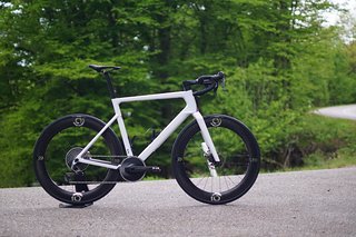 Das Rad hat im Rennen ordentlich geliefert und in diesem Setup keine Defizite aufweisen können.