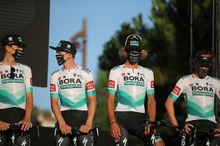 Bora - Hansgrohe geht  mit Handicaps aus Verletzungen von der Dauphinè Rundfahrt an den Start