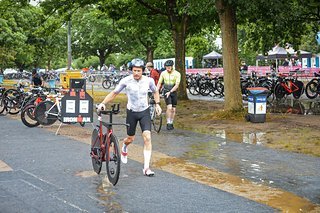 Der ausgiebige Regen hat seine Spuren in der Wechselzone hinterlassen