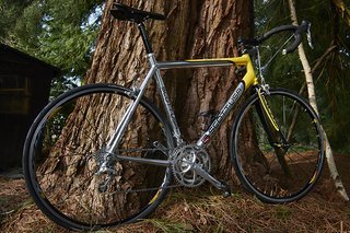 Das Scott Scandium Team Issue mit Shimano Ultegra 3-fach-Gruppe