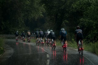 Über das Wetter ließ sich schlechter hinwegsehen als über das Endurace:ONfly Peloton.