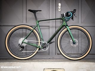 Das Bockstein Mauerweg GT ist ein schnelles Gravel Bike mit Carbonrahmen