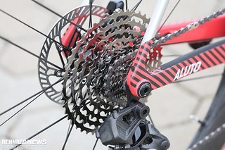 Die 10-48 Kassette deckt eine riesige Bandbreite ab