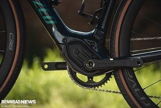 Der Specialized SL 1.1 Motor glänzt mit ausgesprochen harmonischer Kraftentfaltung