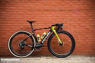 Das Cervélo Áspero von Marianne Vos wartet mit einigen Besonderheiten auf.