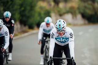 Chris Froome im Training