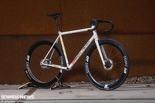 Der Corsa-Rahmen auf den Craft Bike Days war aus hochwertigen Columbus-Rohren im Fillet-Brazing Verfahren gefertigt.