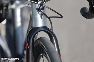 Am Cockpit verlaufen die Züge außen