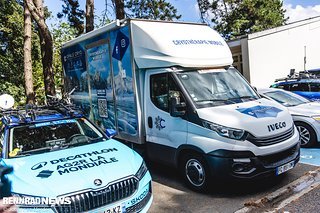 Ein Hotel weiter residierten neben Picnic PostNL auch Decathlon AG2R Mondiale sowie Alpecin-Deceunick.