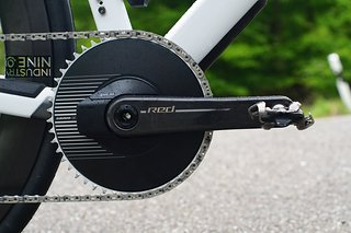 Ob ich mit dem großen Kettenblatt auch im Gravel klar komme, werde ich in den nächsten Wochen ausprobieren.