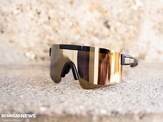 Die CHPO Luca Rennrad-Brille bietet Polarisation und die Glas- und Gestellform bekannter Vorbilder für 39,90  (UVP).