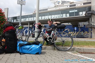 So sieht es aus, wenn man mit Zug und Fähre anreist