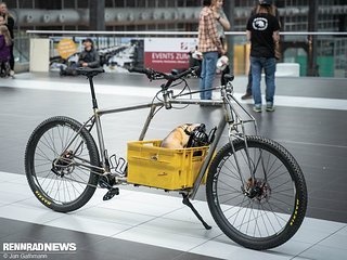 Das Rad brauchte ein großes Vorderrad für die Waldausflüge