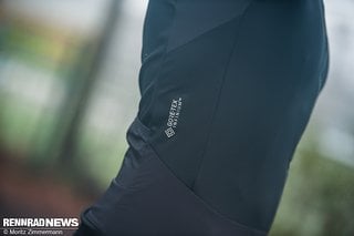 Die Gore-Tex Infinium Membran vereint ausgezeichneten Wetterschutz mit hervorragender Atmungsaktivität.