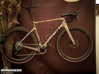 Das Cervélo Àspero im Schilf-Look war ebenfalls ein Showstopper.