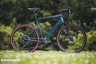 Das Cannondale Topstone Carbon Lefty 1 ist ein  Hingucker – auf den ersten, zweiten, dritten, ... Blick