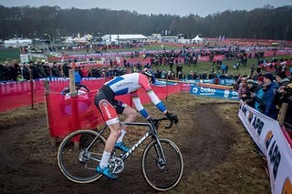 Mathieu van der Poel beim Weltcup in Zeven 2016