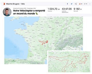 Mehr als 1.000 km Fahrstrecke waren nötig, um diesen Dino auf die Landkarte zu zeichnen.