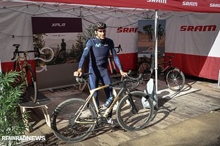 Auch Carlos Verona von Movistar testete den Parcours in der Eifel