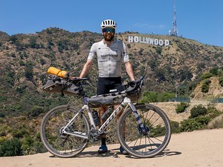 Am 25. Juli ist Jonas am Ziel seiner Radstrecke in Los Angeles angekommen.