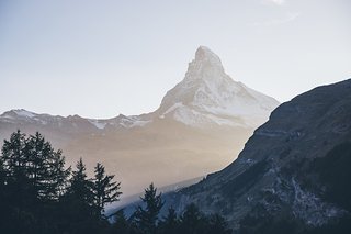 Das Matterhorn. Beim Anblick bin ich mit Glück erfüllt.